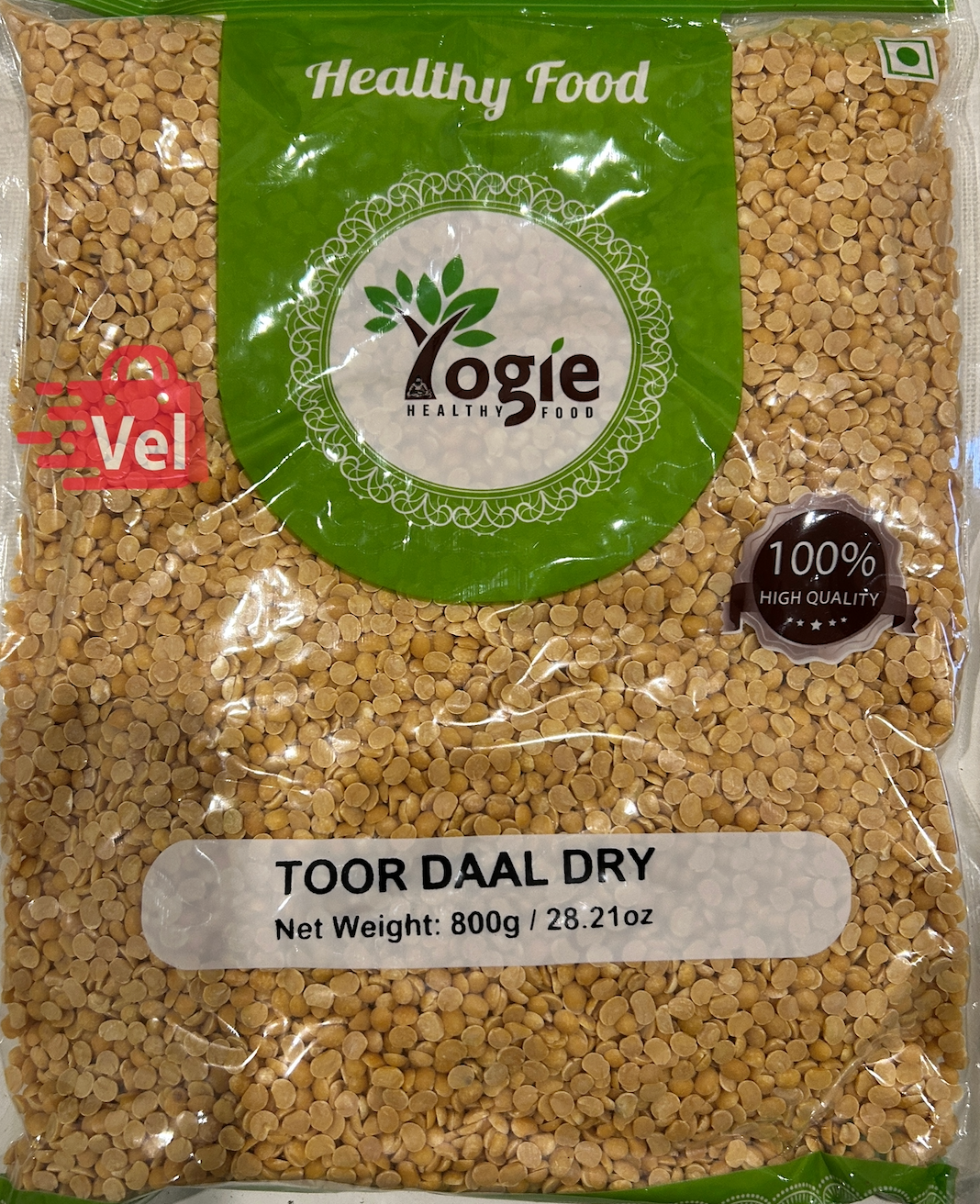 Yogie Toor Daal Dry 800G
