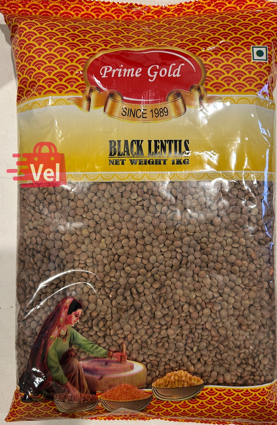 Prime Gold Black Lentils 1Kg