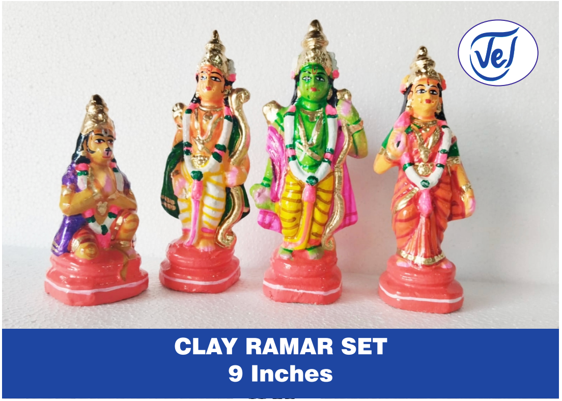 Kollu Dolls Ramar Set 9 Inch