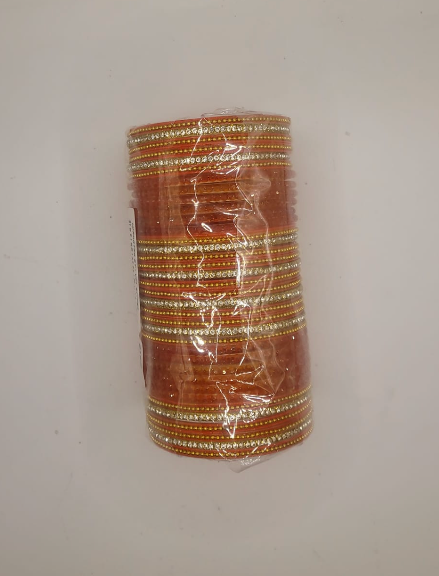Orange Bangles Full set(multiple sizes available) (36 total)