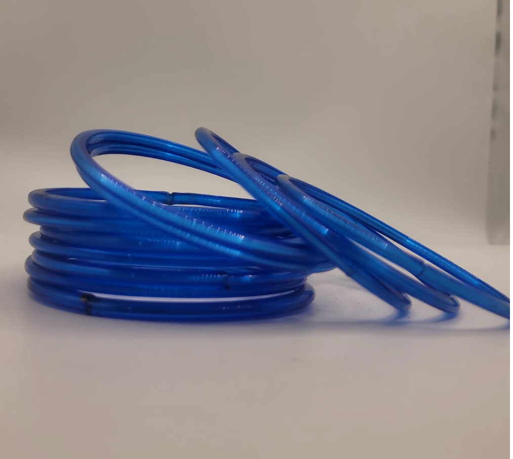 Glass Royal Blue Bangles (multiple sizes available)