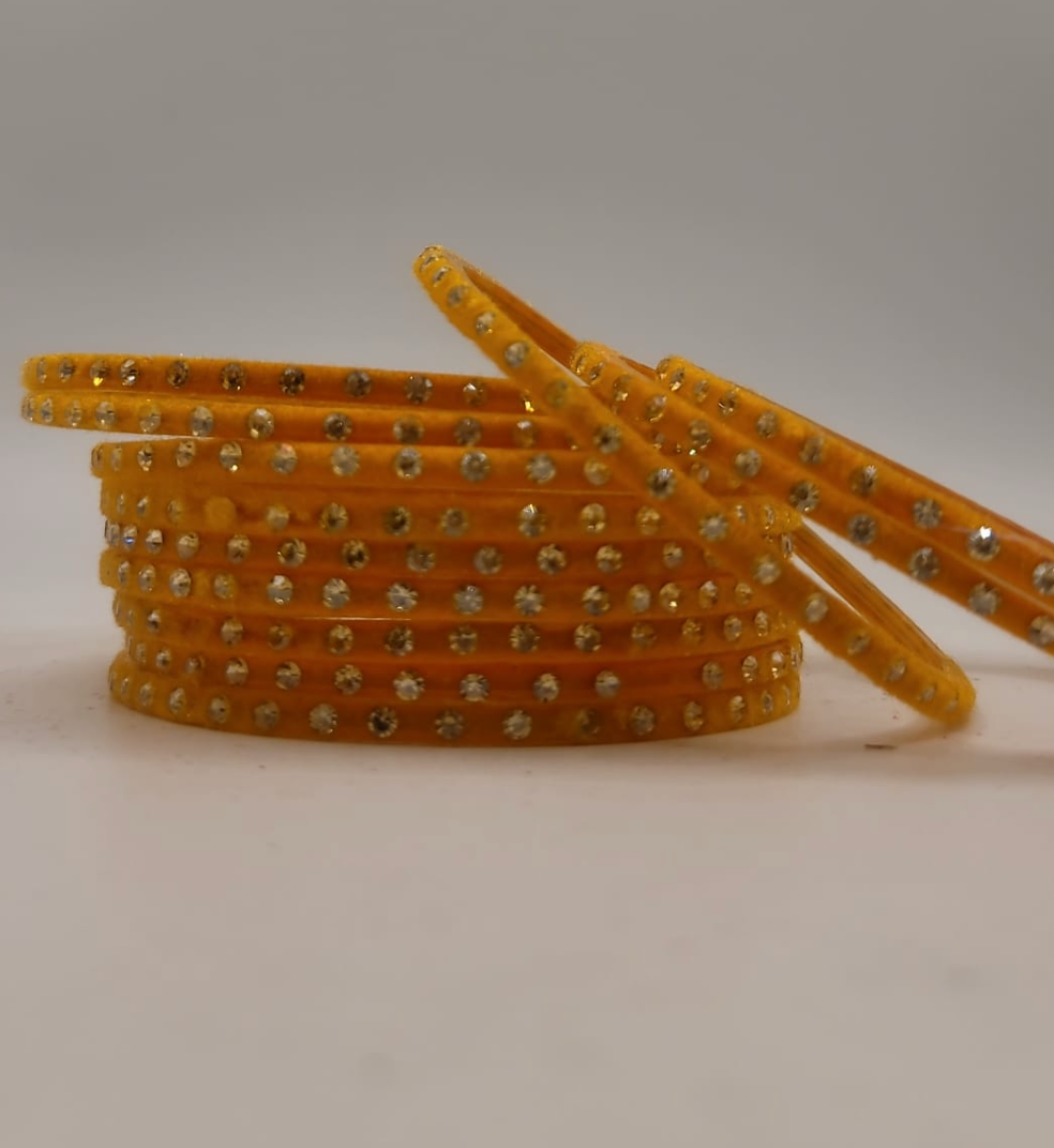 Yellow Gemstone Bangles