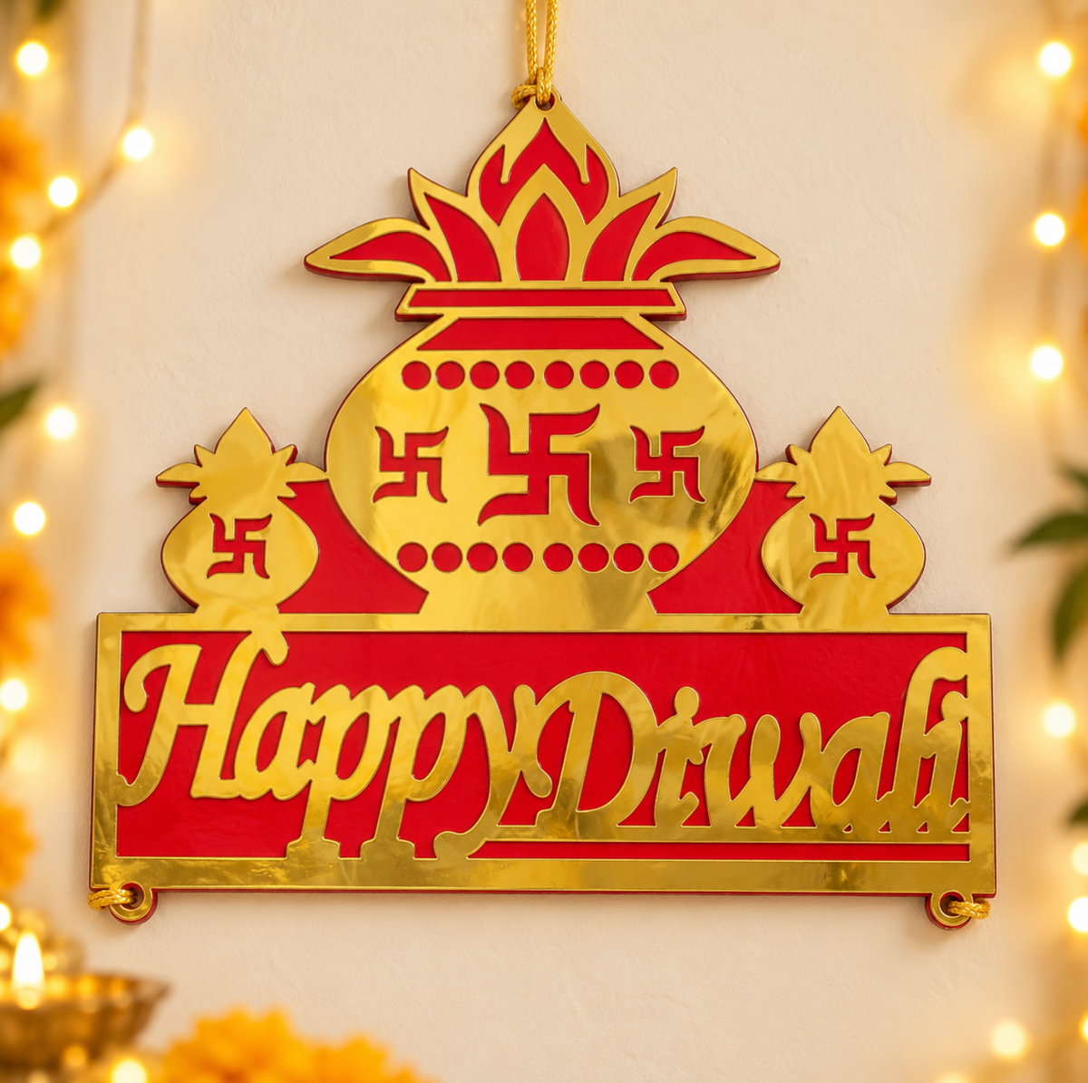 Diwali Wall Hanging Sticker