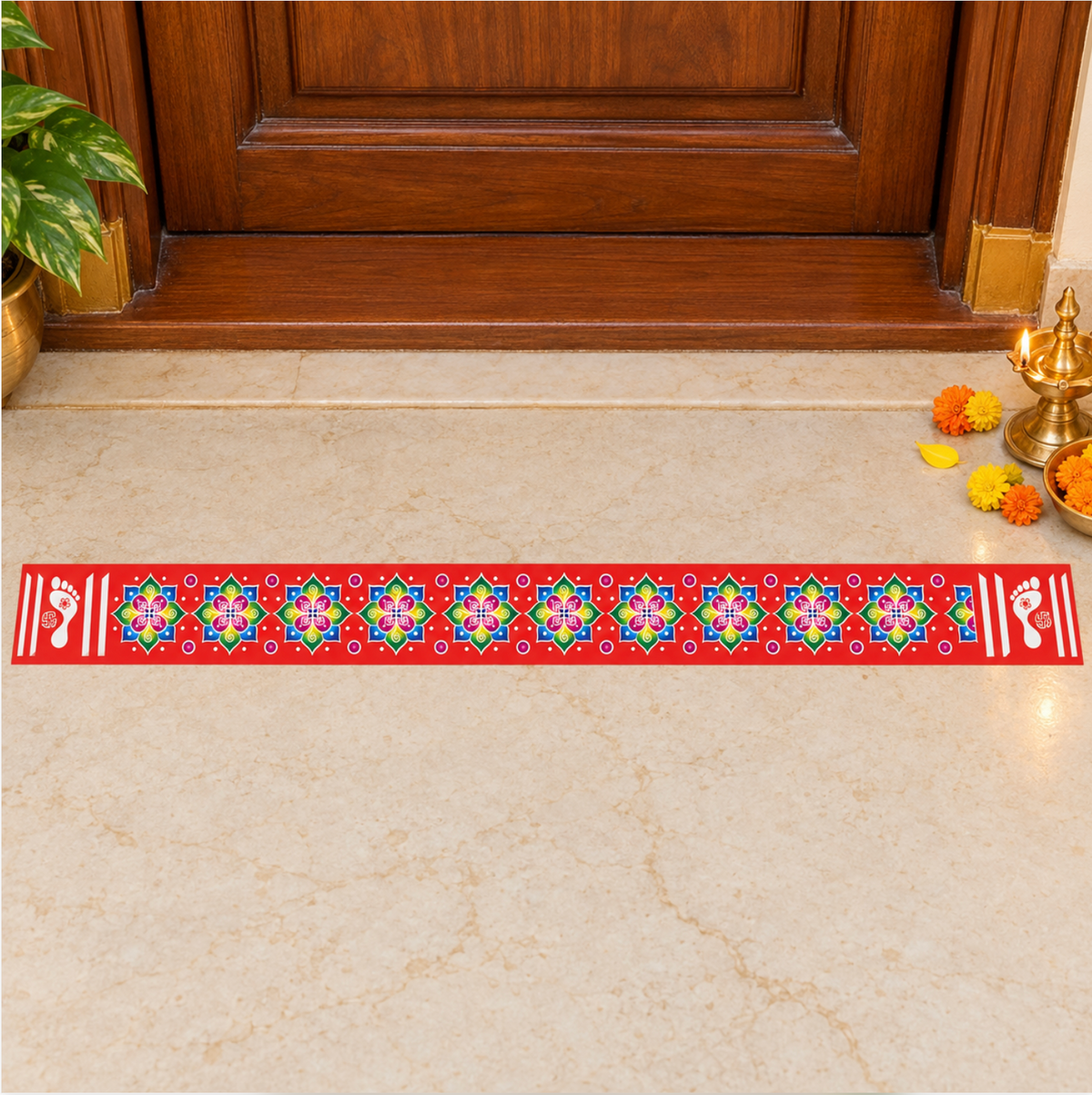 Rangoli/ Kolam Design Sticker (approximately 80cm)
