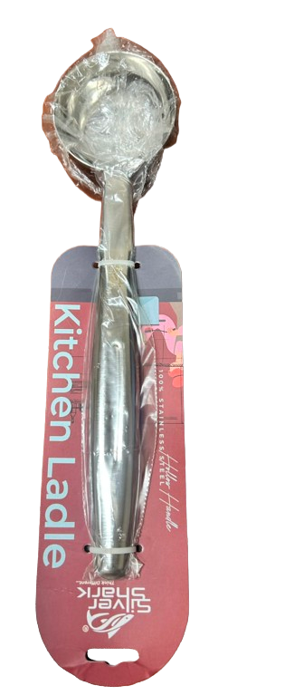 Silver Shark Kitchen Ladle Spoon No-23 Stainless Steel