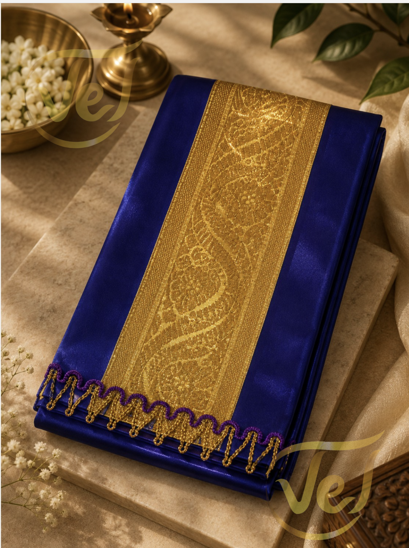4 Mulam Satin Maalai (Multiple Colours Available)