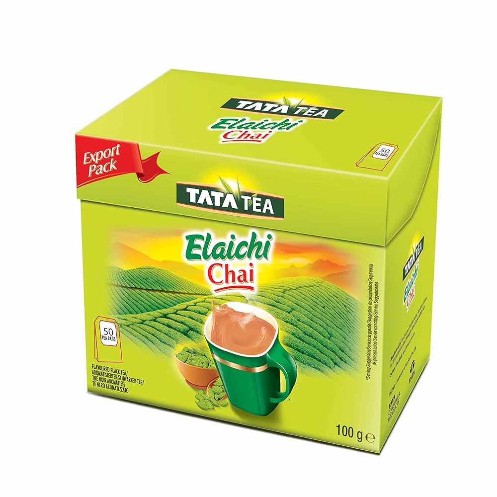 Tata Tea Elaichi Chai 100G 50 Tea Bags