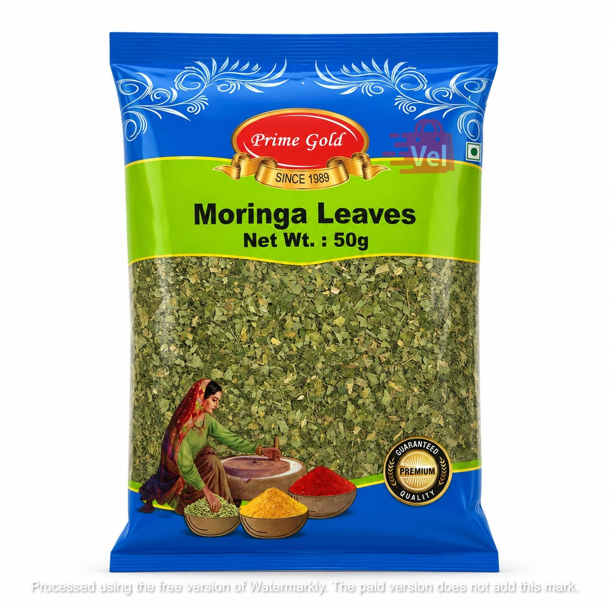 Prime Gold Moringa Leaves 50G