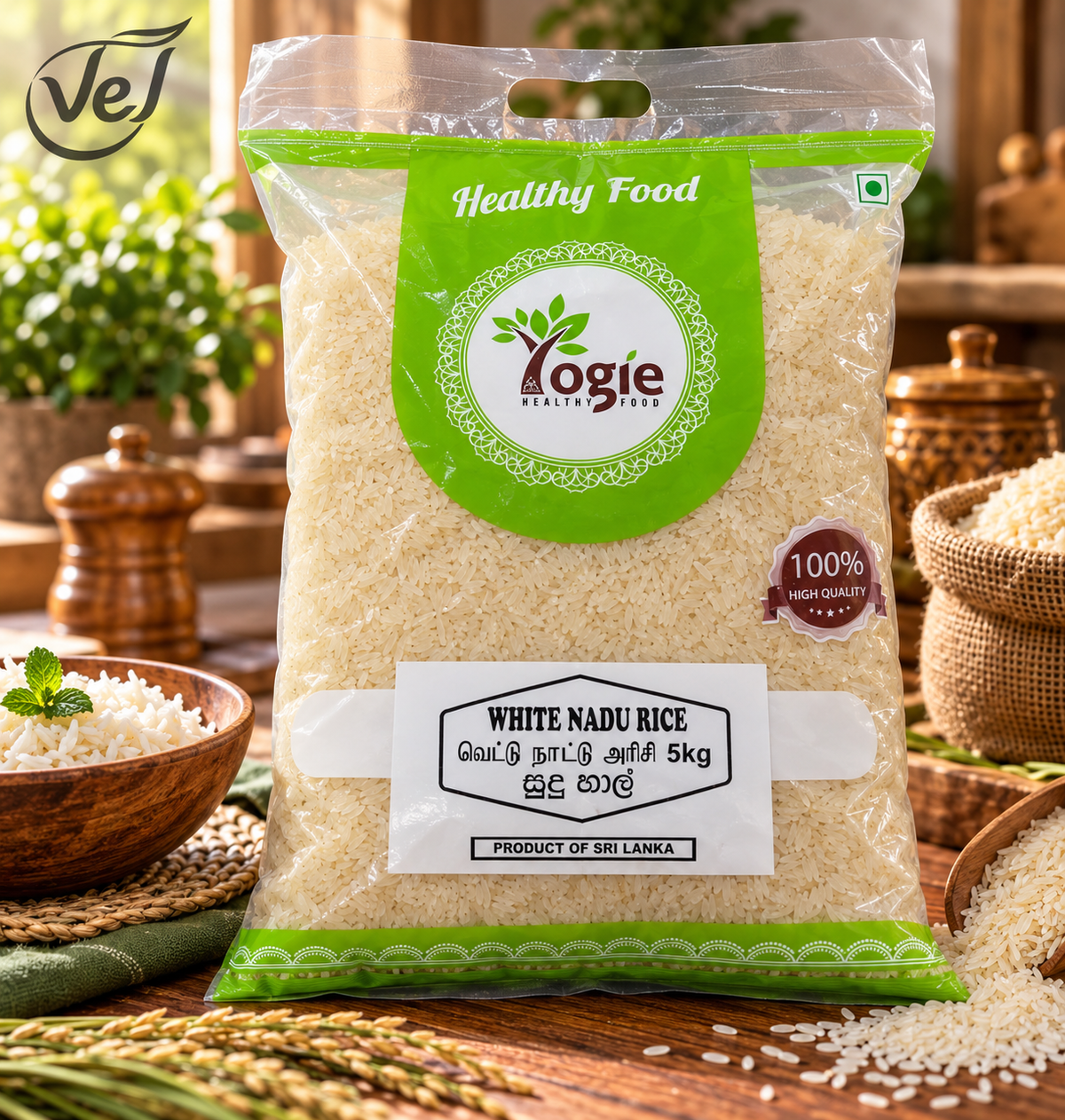 Yogie White Nadu Rice 5kg