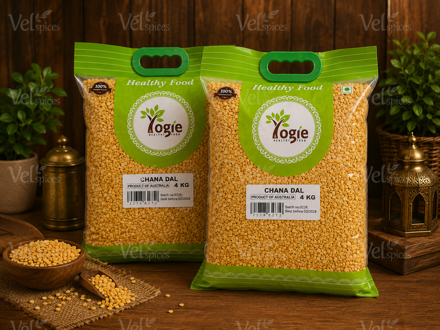 Yogie Chana Dal 8kg - Onam Sale