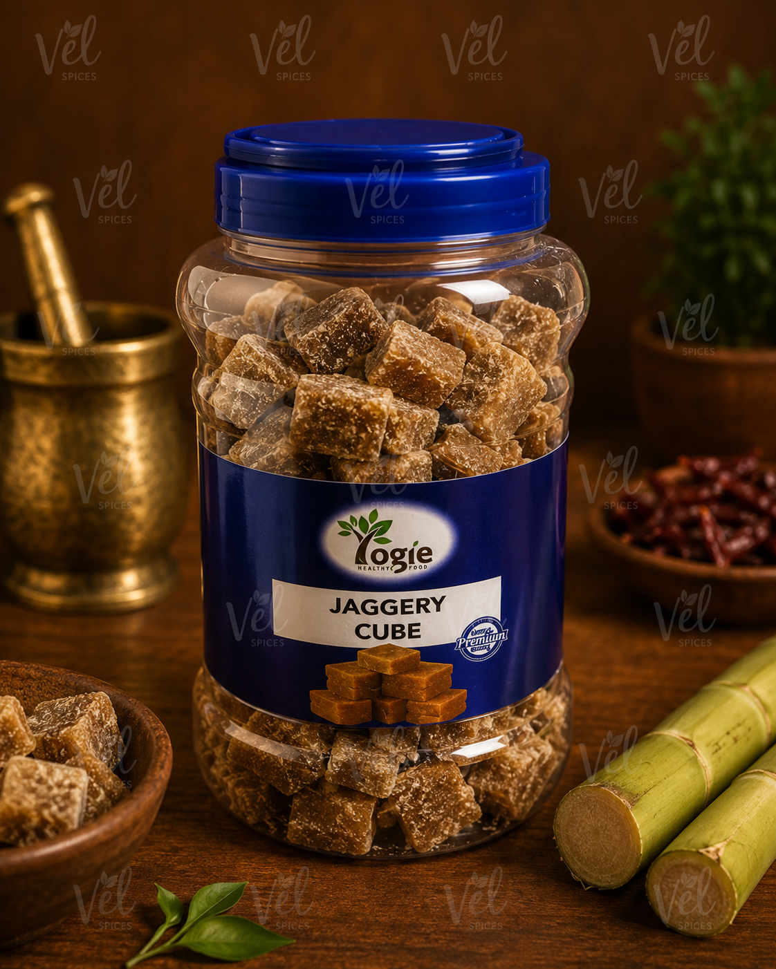 Yogie Jaggery Cubes 1kg - Price Freeze Frenzy - Online Sale Only