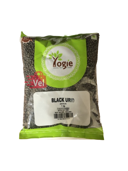 Yogie Urid Dhall With Skin 1Kg