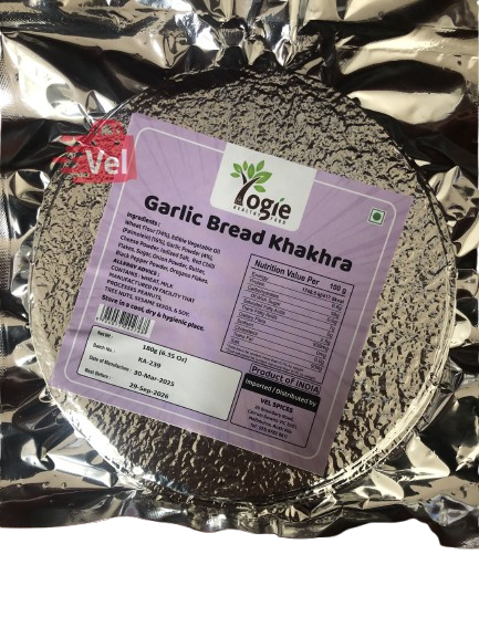 Yogie Garlic Bread Khakhara 180g
