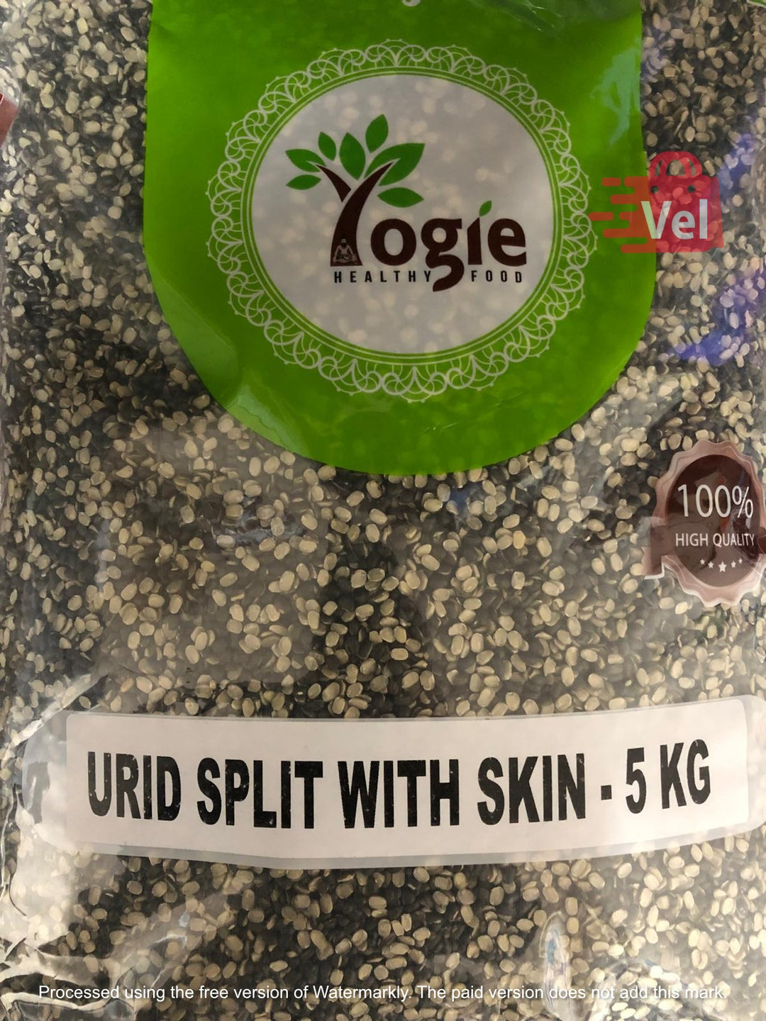 Yogie Urid Spilt With Skin 5Kg