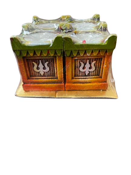 Tulsi Diya With Wax 4Pcs