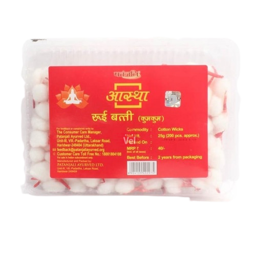 Aastha Cotton Wicks Kumkum 25Gm