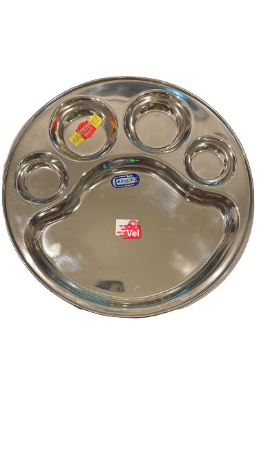 Kwality SS Rangoli Plate