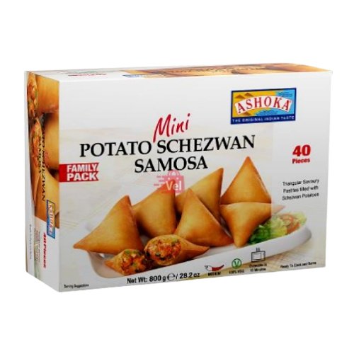 Ashoka Potato Schezwan Samosa 800G Frozen