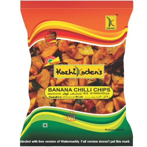 Kozhikodens Banana Chilli Chips 500G