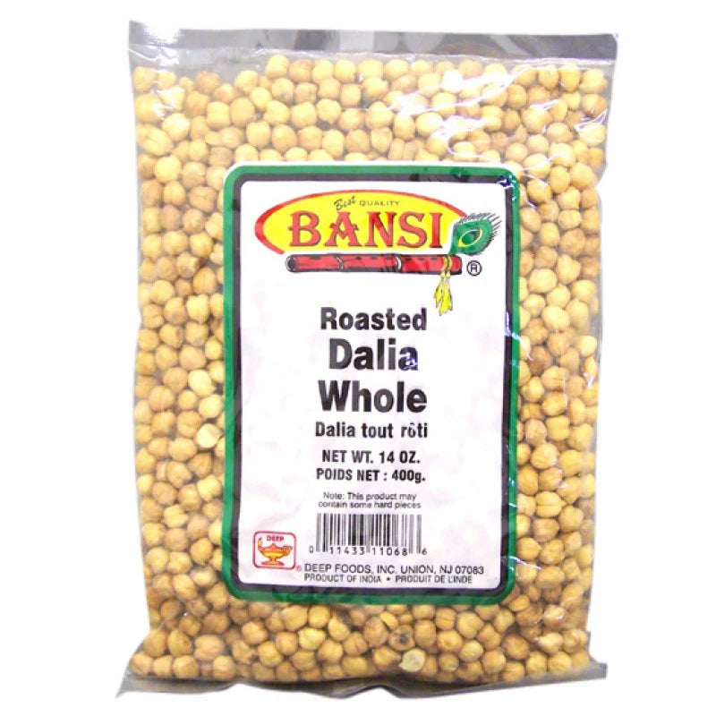 Bansi Roasted Dalia Whole 400G (Roasted whole Chickpeas)