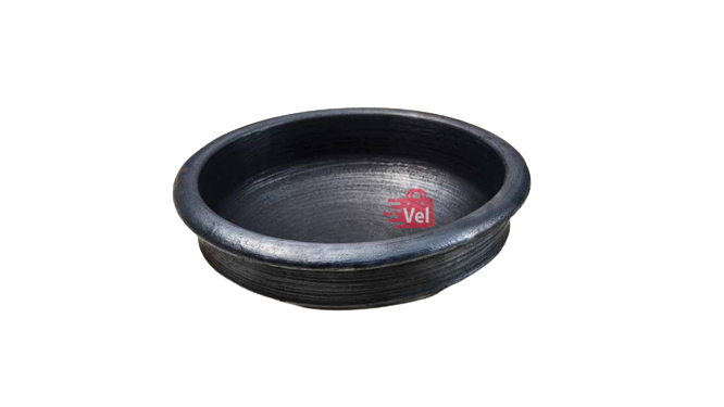 Yogie Premium Black Clay Chutty 30Cm (Clay Dish)