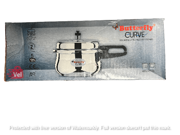 Butterfly_Curve_Stainless_Steel_Pressure_Cooker_2Lt