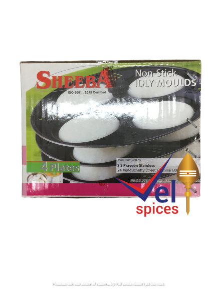Sheeba Stainless Steel Non-Stick Idly Cooker 4 Plates