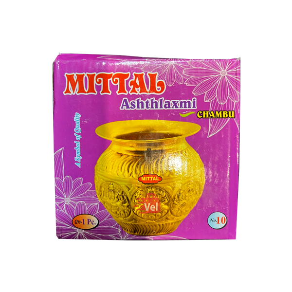 Mittal Ashtalakshmi Copper Chembu Size No 10