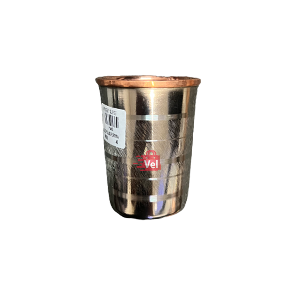 Stainless Steel and Copper Glass Platma