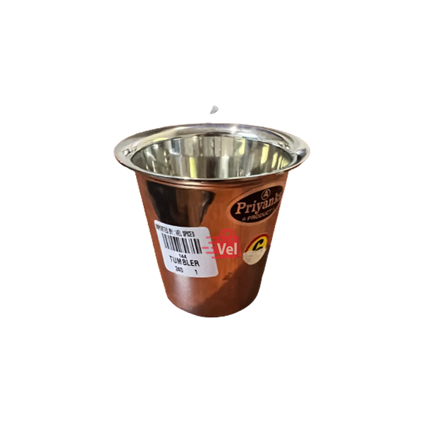 Priyanka Stainless Steel Small Tumbler Size No 6