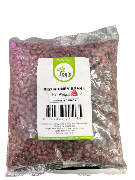 Yogie Kidney Beans Dark 1Kg