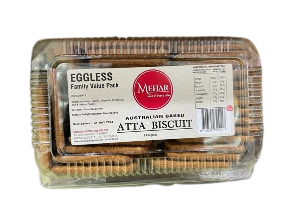 Mehar Desi Ghee Atta Biscuit 1Kg