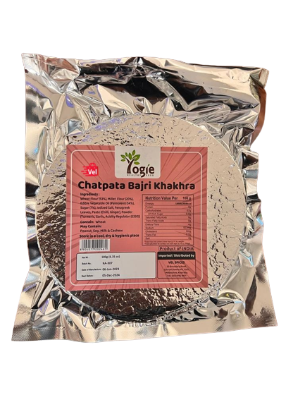 Yogie Chatpata Bajri Khakhra 200g