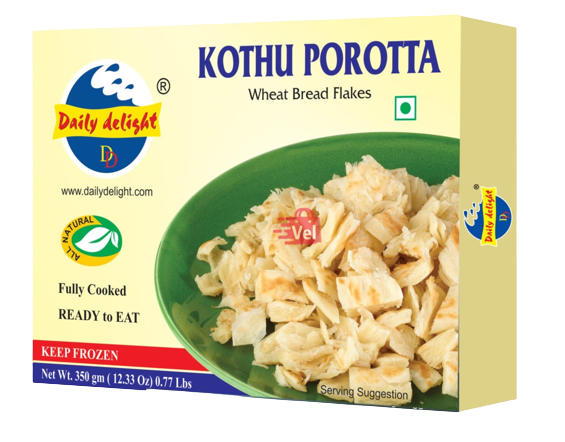 Daily Delight Chilli Kothu Parotha Frozen 400g