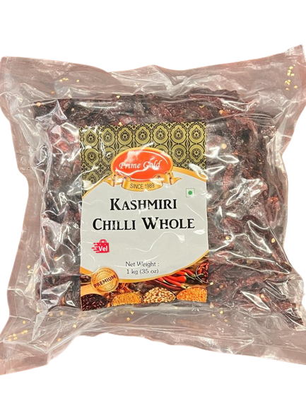 Prime Gold Kashmiri Chilli Whole 1Kg