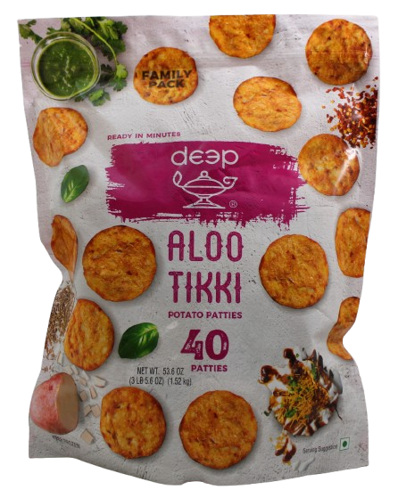 Deep Aloo Tikki Frozen 40Pc 1.5Kg