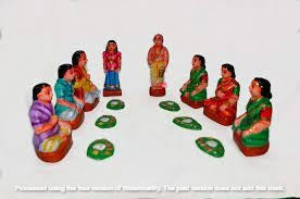 Saapadu Set/ Dasa Avataram Golu Set/ Ten Incarnations Navarathri Dolls/ Kolu dolls/ Dasavatara Golu Bommai/ Dhasavataram Navaratri Set/ Ten Avatars Golu Dolls/ Dasa Avatars Navarathri Set/ Navarathri golu dolls