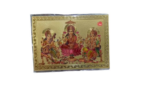 Magnestic Sticker Ganesh, Laskxhmi and Saraswati