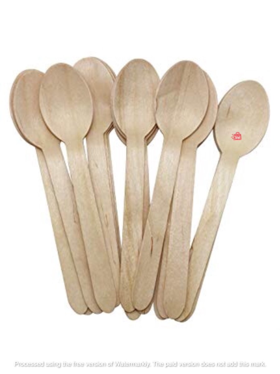 Wooden Spoon 160Mm 100Pcs