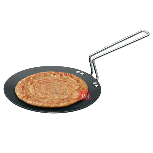 Futura Hard Anodised Tava Griddle 26Cm Diameter 4.06Mm Thickness