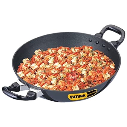 Futura Nonstick Kadhai Deep Fry Pan Round Bottom 2.5Lt