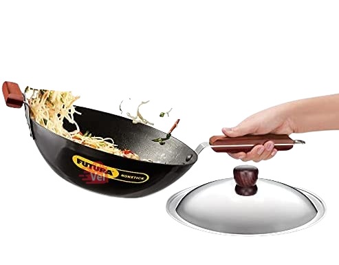 Futura Nonstick Stir Fry Wok Deep Fry Pan 3Lt
