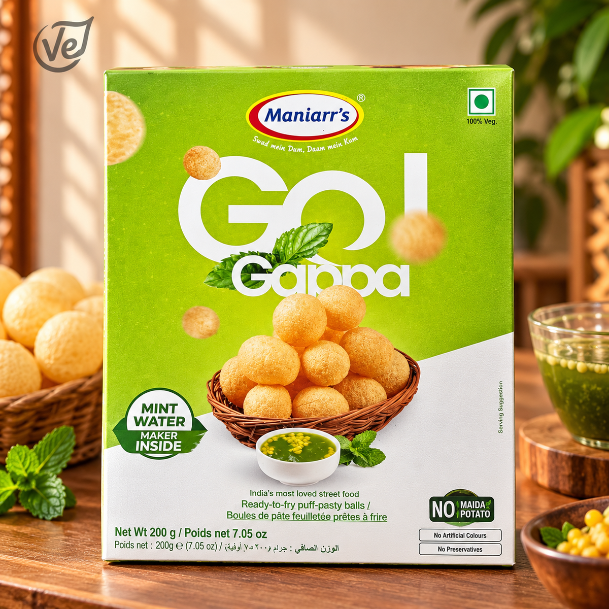 Maniarr’s Gol Gappa with Mint Water Maker 200g