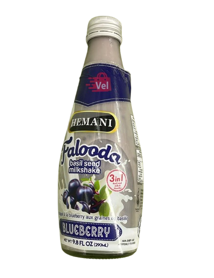 Hemani Falooda Basil Seed Milkshake Blueberry 250Ml