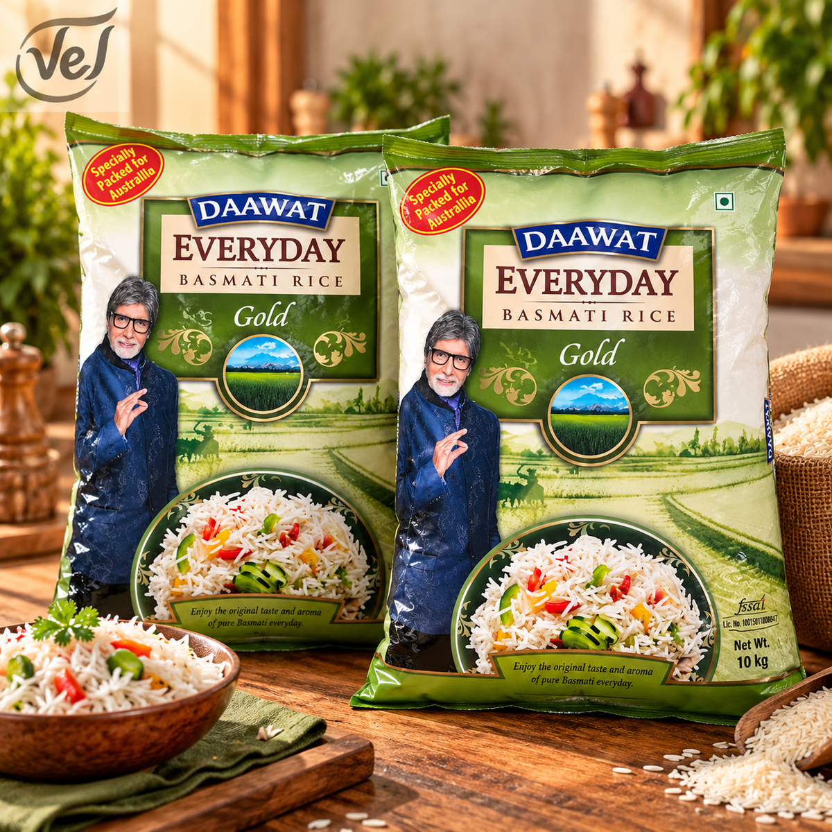 Daawat Everyday Basmati Rice Gold 10kg (2 x 5kg)