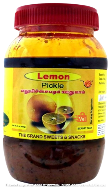 Grand Snacks Lemon Pickle 450G