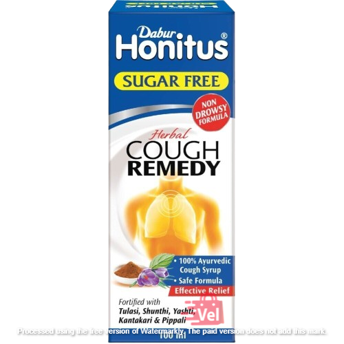 Dabur Honitus Sugar Free Cough Remedy 100Ml