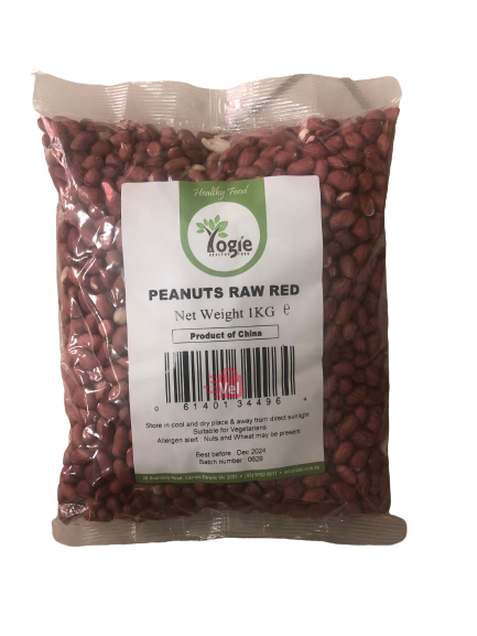 Yogie Red Raw Peanuts 907g-1kg