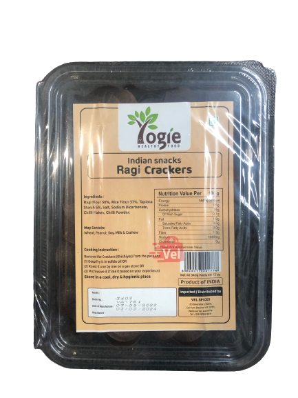 Yogie Ragi Crackers 340G