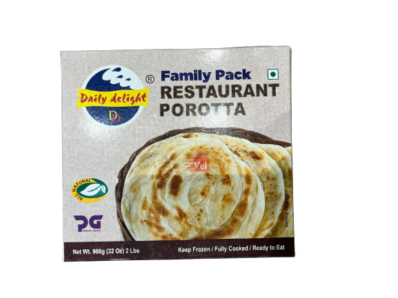 Daily Delight Restaurant Paratha 1Kg Frozen